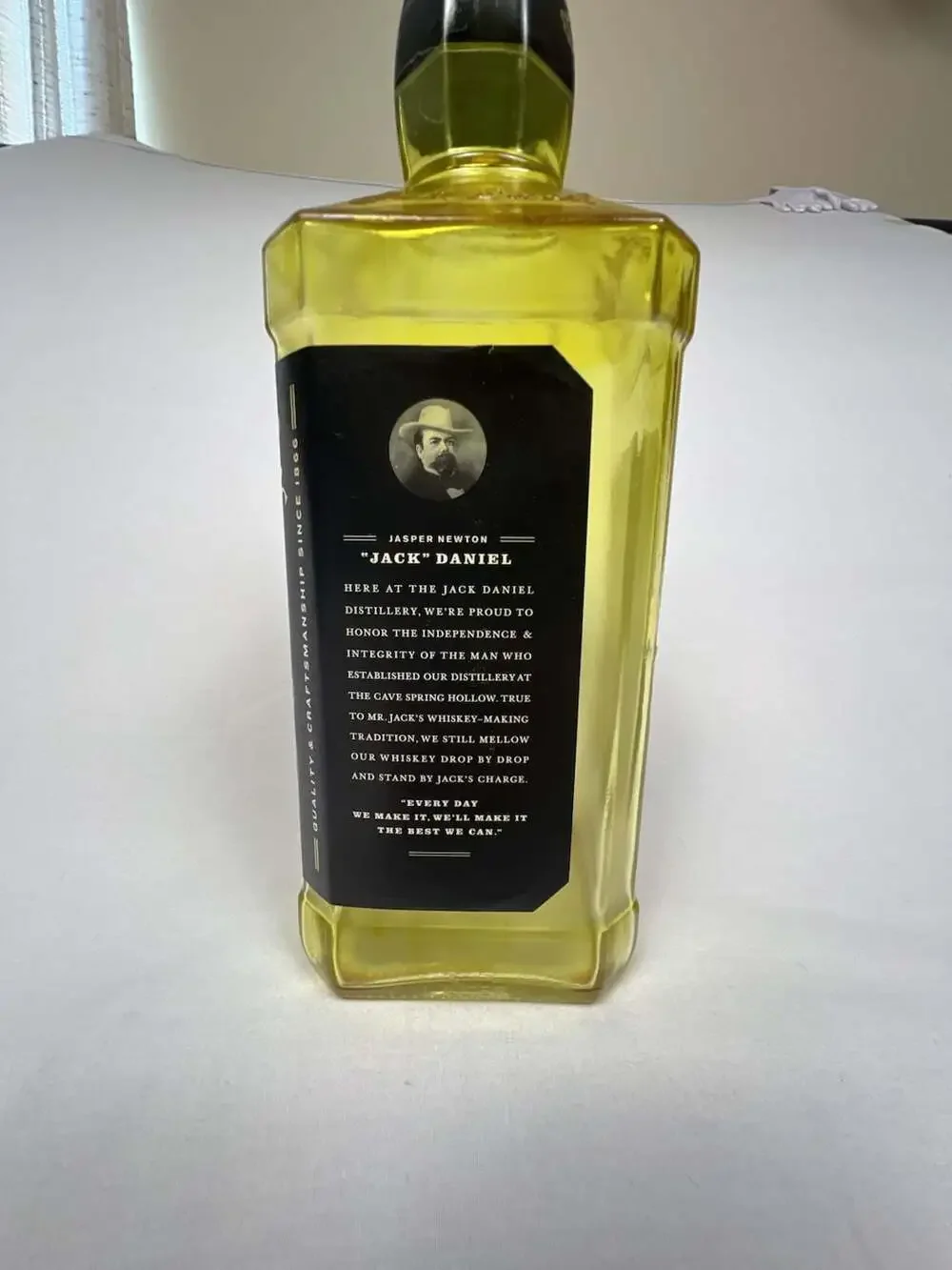 Jack Daniel's Old No. 7 Empty Tennessee Whiskey Glass Bottle